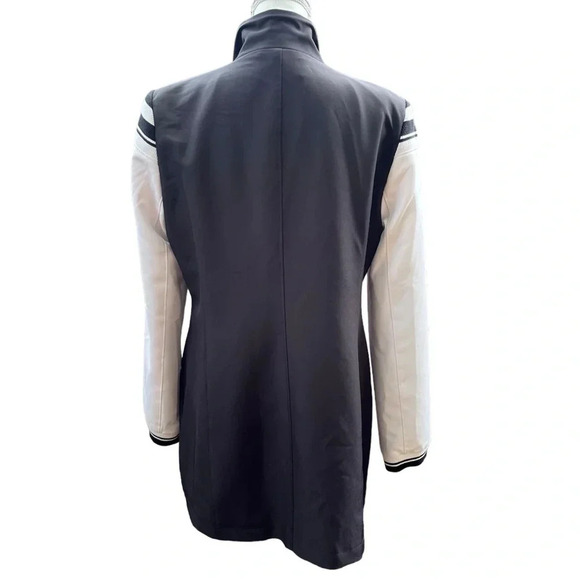 Azalea Wang NWOT Varsity-New Double Breasted Black and White Blazer Jacket SZ XL - Picture 10 of 13